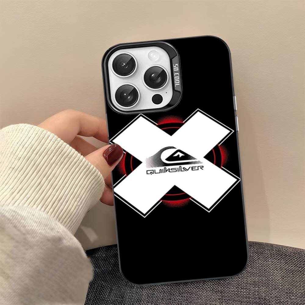 Surfmarke Q-QuiksilverS Logo Handyhüllen Für IPhone 17 16 15 14 13 12 11 Plus Pro Max Bunte Hülle