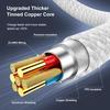 Hot Selling 1m 60W Braided Nylon Fast Charging Cable Type c to Type c for iPhone 15 Pro Max Computer Accessory