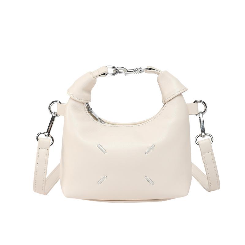 

Solid Color Leather Single Shoulder Crossbody Bag Backpack Handbag Gift Fashion бежевий