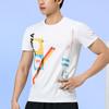 Li-Ning Quick-Dry Sweat-Absorbing Cultural T-Shirt Men Tops White AHSS215-1