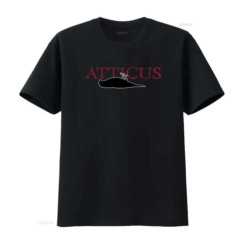 Atticus 2001 Deadbird Vintage T Shirt Heavyweight 100 Crewneck With Red Logo Book Inspired Design Casual Attire For Unisex S Xxxl