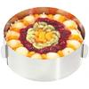 Cake Pan Mold, 6-12 Inches Adjustable Stainless Steel Round Mousse Ring Bake Tool Cake Size Mold