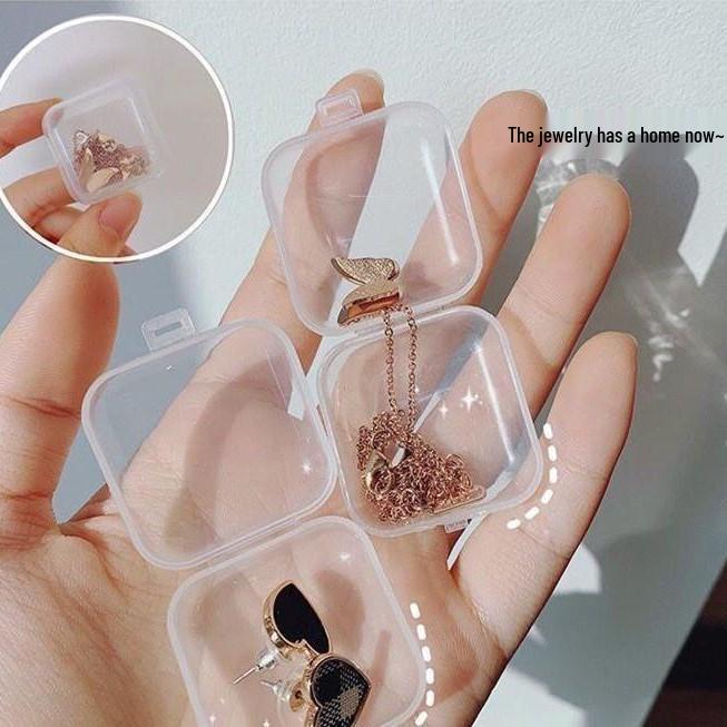 

Transparent Anti-Oxidation Mini Jewelry Storage Box - Travel-Friendly