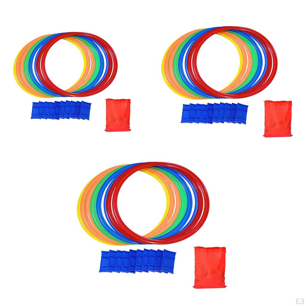 10 Count Hopscotch Rings for Jumping Games And Toss Activities