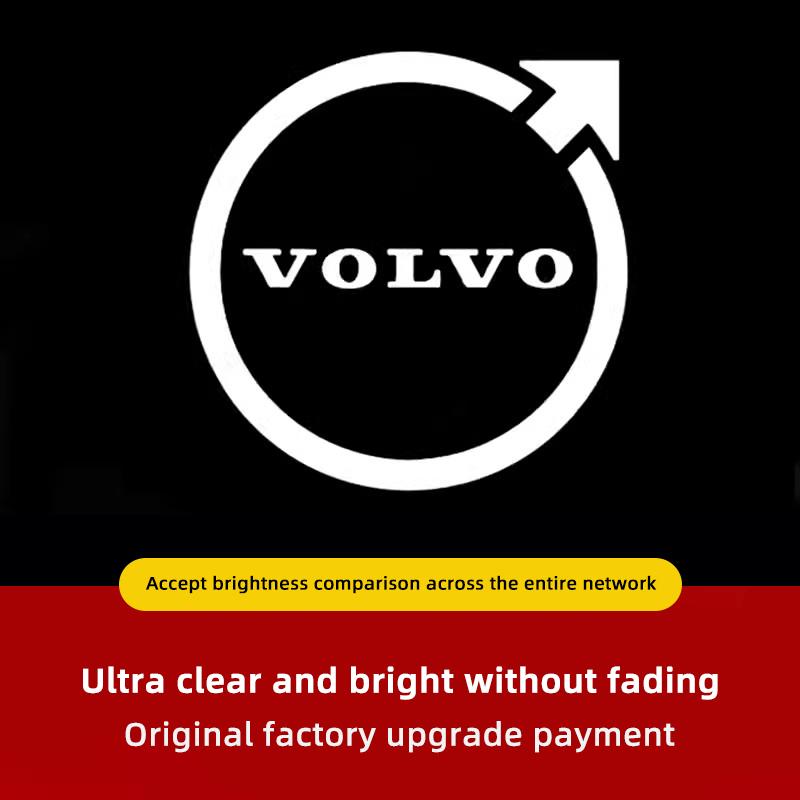 For Volvo 2Pcs Car Door Courtesy Light HD Welcome Lamp For Volvo XC90 V90 V60 XC60 V40 S80 S60 S90 C40 XC40 V70 XC70 C30 C70 EX9