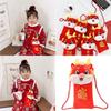 Adorable Plush Red Packet Bags For Children With Unique Dragon Year Designs