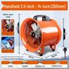 220V Portable Axial Exhaust Fan for Industrial and Household Ventilation