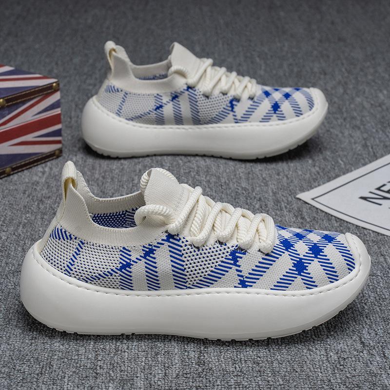 

Сетчатая обувь мужская новая классическая обувь для полетов высококлассная на толстой подошве увеличивающая рост спортивная обувь универсальная модная мужская повседневная обувь модная обувь 44 белый