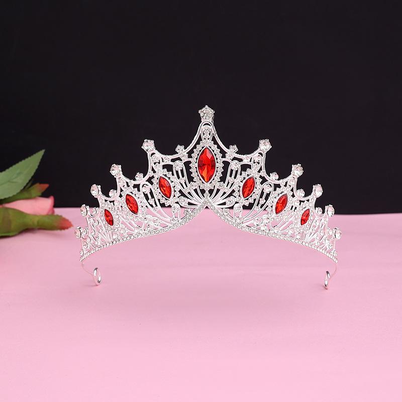 Bride's Crown Headband Wedding Korean Birthday Gift Adult Gift Crystal Crown Princess Dress Hair Accessory