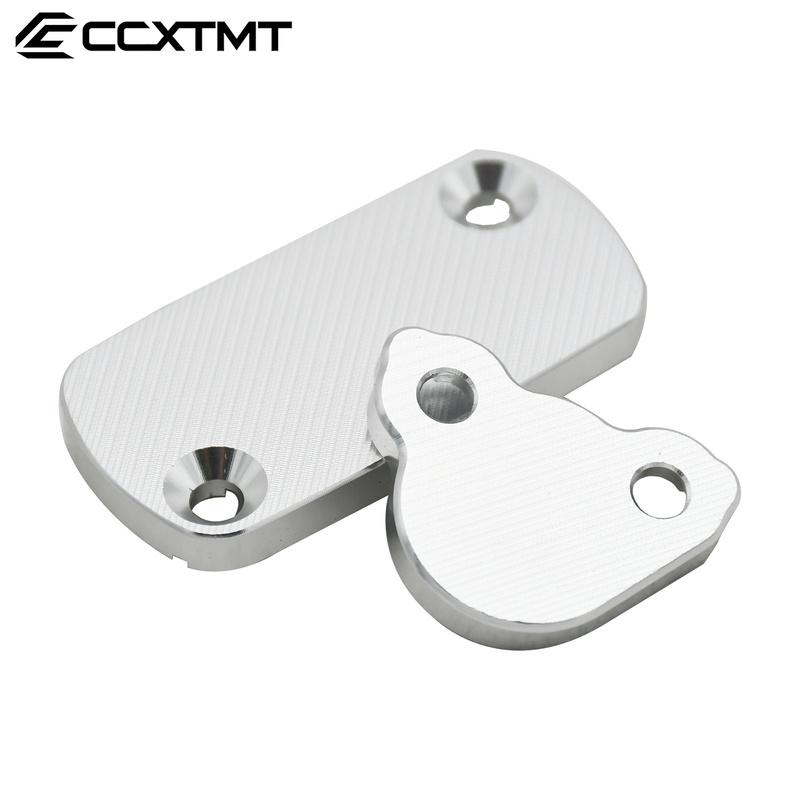 Motorcycle CNC Front Rear Brake Fluid Reservoir Cap Cover For HONDA CR CRF 125R 150R 250R 250X 250RX 450R 450X 450RX 250F 450L