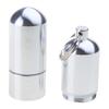 Stylish Cigarettes Container with Keychain Portable Cigarettes Holder Aluminum Metal Cigarettes Storage Tube for Men