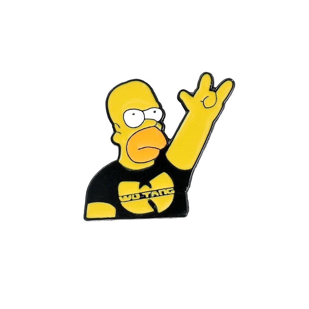 

Модные и милые броши, значки с героями мультфильмов, броши и значки на сумки для одежды One Size жёлтый