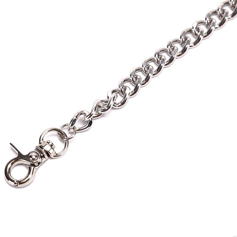 60Cm Lange Schlüsselanhänger Schlüsselanhänger Kette Hipster Hose Jean Schlüssel Brieftasche Gürtel Ring Clip