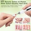 Electric Nail  File Drill  Cordless Rechargeable 12 Sanding Heads Long Battery Manicure Pedicure Tool Gel Acrylic Nails Callus