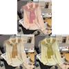 Chemise à manches longues pour femme avec rayures 3D et col polo pour un look décontracté de printemps