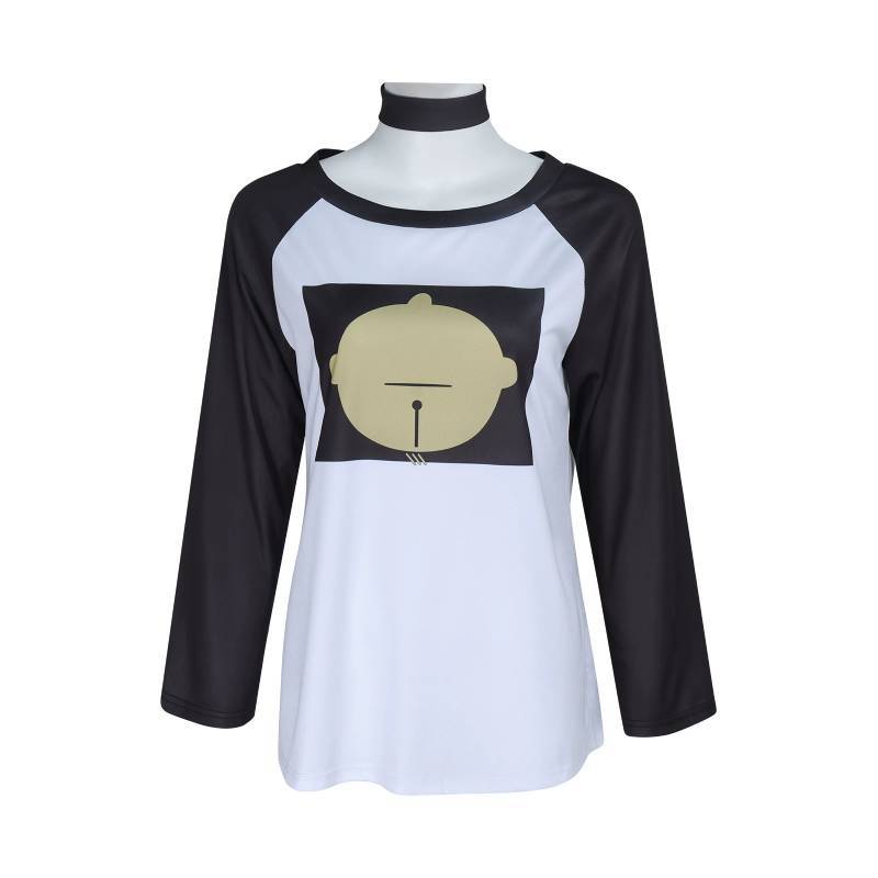 Chainsaw Man Reze T Shirt Cosplay Costume With Polyester Fabric For Anime Conventions