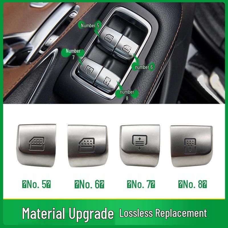 Mercedes-Benz S-Class W222 Window Lifter Switch Button (Part No. 2229051505)