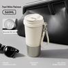 Lism 560ML Dual-Drink Insulated Coffee Mug with Digital Display