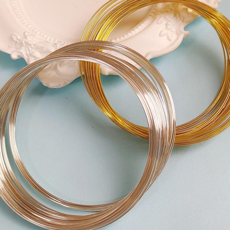 Bangle Circle Memory Wire and Beaded Bracelet DIY Jewelry Material