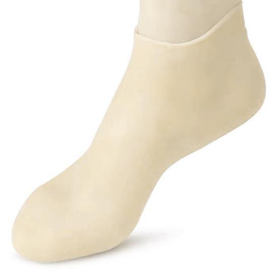 1 par de calcetines hidratantes de silicona, calcetines reutilizables de piel suave y liso para pies, Spa, pedicura, para pies secos y agrietados