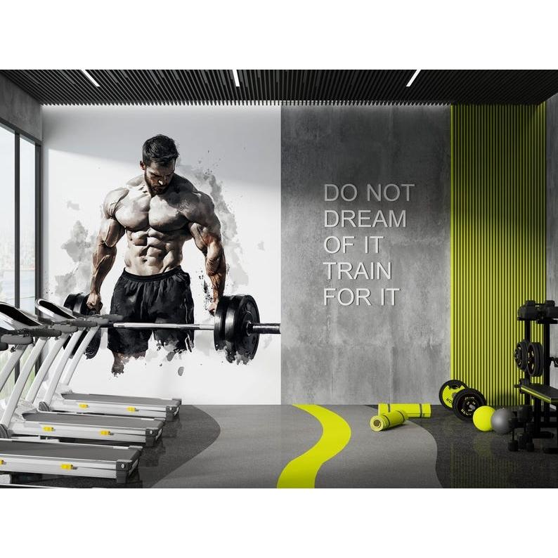 Muscular Men s Gym tapestry 75x100 чёрный