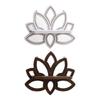 Hanging Flower Wall Shelf Small Display Piece with Wood Look Accent for Living Room Hallway Bedroom Indoor Use