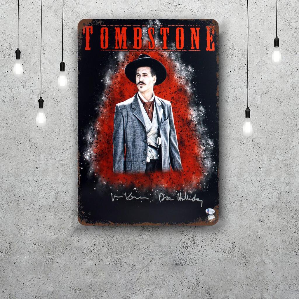 doc holliday Classic Poster Rusty Metal Plaque Retro Decorative Plate Bar Man Cave Garage Club Metal Sign Wall Decoration