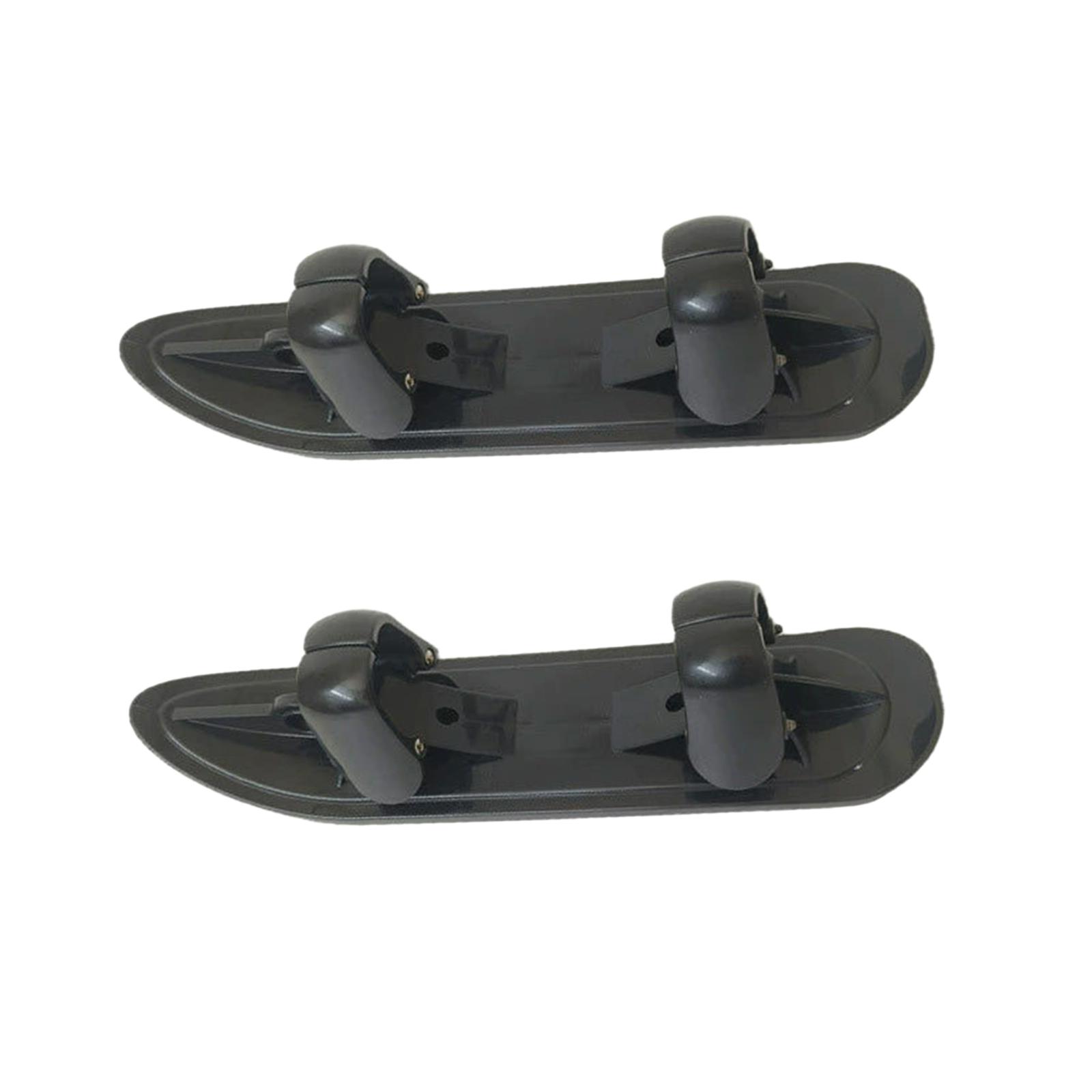 

Stroller Snow Skis Winter Accessories Plastic Ski Plate for Outdoor Sledding for Baby Stroller чёрный