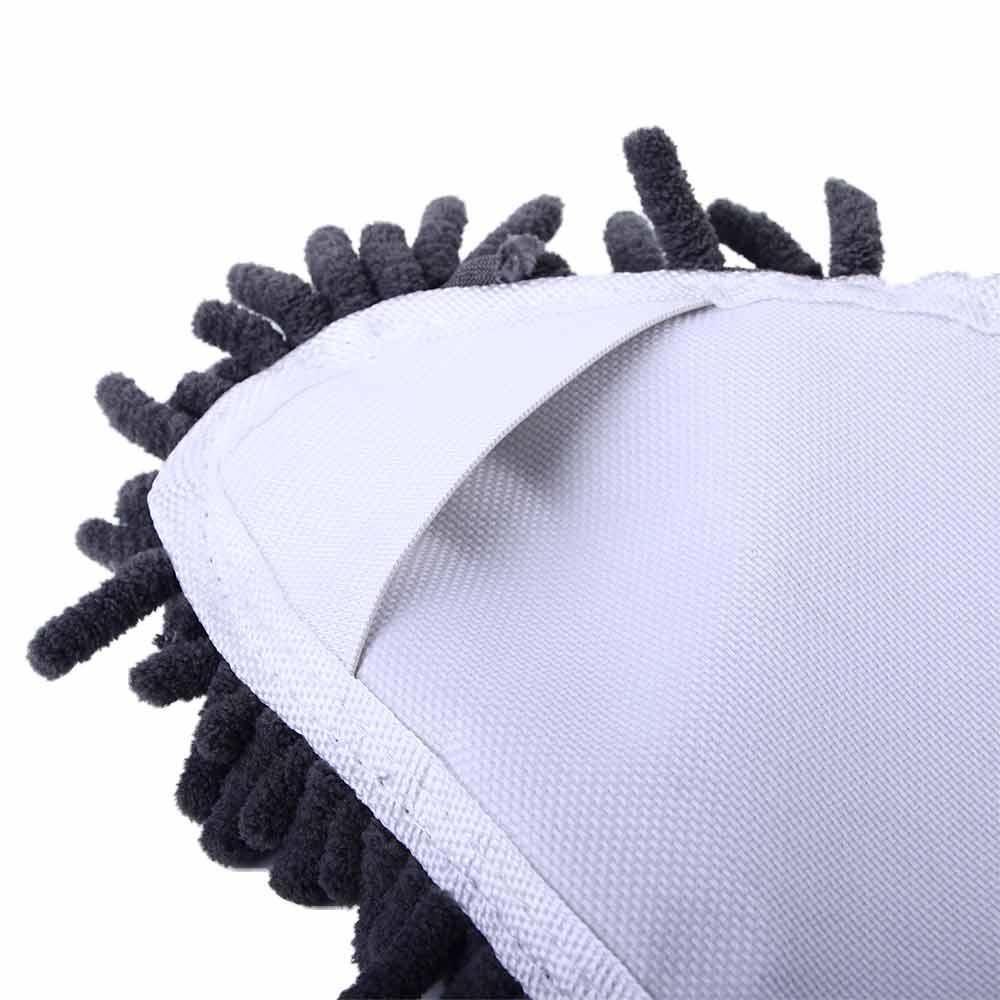 Cam Silme Yedek Düz Mikrofiber Üçgen Bez Toz Paspası Paspas Aksesuarları Paspas Başı