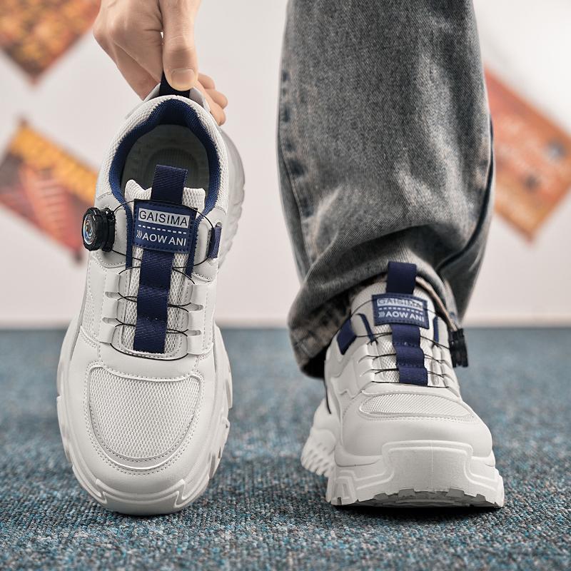 New Fashion New Men's Fashion Casual Low Top Sports Shoes Students Thick Sole Comfortable Sneakers Boys Male Classic Breathable Basketball Shoes