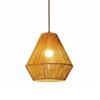 Rattan Hanging Lamp Materials Pendant Light Handmade Woven for Restaurant