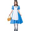 Alice Anime Maid Kostüm - Blau, Japanische Größe, Halloween Outfit