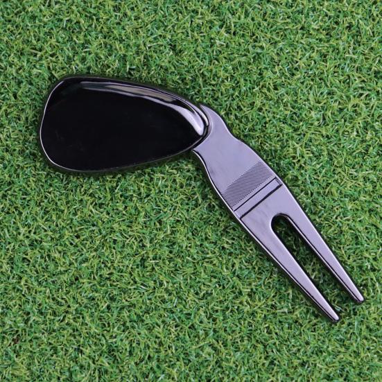 Golf Fork Ergonomic Design Multi-function Comfortable Grip Rustproof High-Hardness Training Aid Ultra-light Golfing