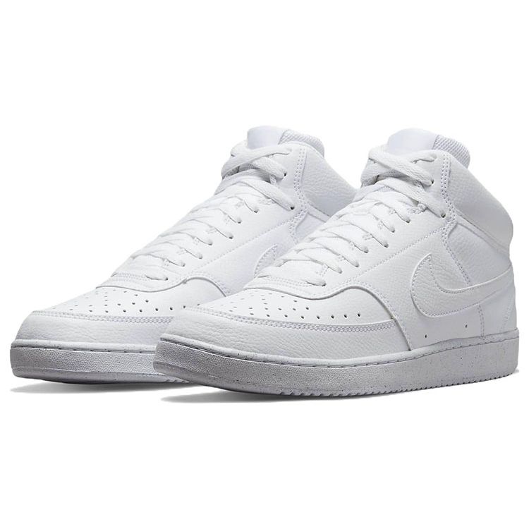 Nike Court Vision Mid Next Nature Triple White Men Sneakers DN3577-100