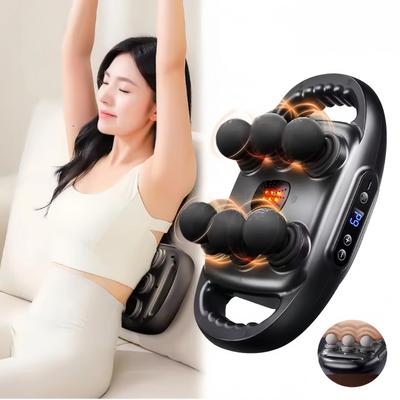 Faszienpistole Muskelmassagepistole Hochfrequenz Rücken Taille Massagegerät Sechs-Kopf Körper Schulter Professionelle Faszienmassagepistole