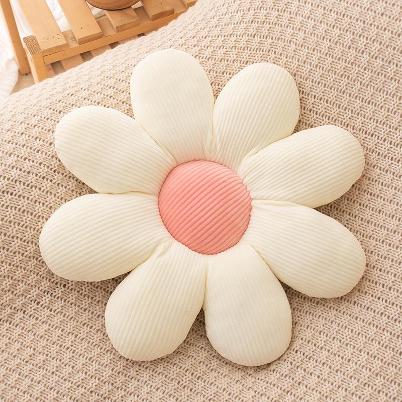 Petal Daisy Cushion: Sunflower Pillow for Office Chairs, Floors & Futons