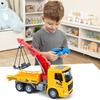 Toy Truck with Large Trailer, Tow Truck, Hook and Car, Rescue Bed, Crane, Construction Vehicle, Work Vehicle, City Vehicle, Emergency Vehicle, Moving