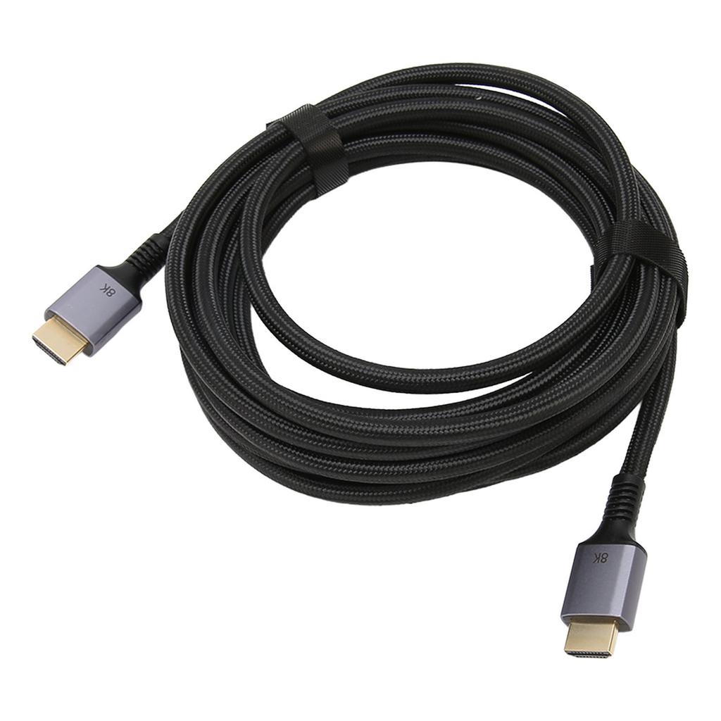8K HD Multimedia Interface Cable 6.7mm Wire Diameter Pure OFC Conductor HD Multimedia Interface 2.1