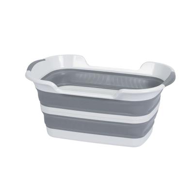 Takeda Corporation Soaking Gray 60 X 40 X Cm Foldable Bathtub 27L NBH18831 [Buckets, Tubs, Tubs, Bathtubs] 27.5 Multi-purpose