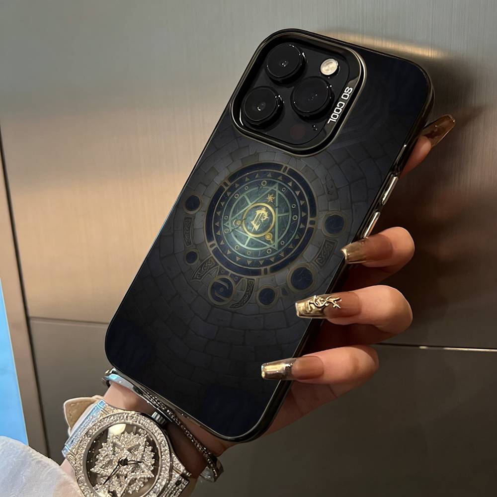 W-O-W-World- of -Warcraft Pouzdro na telefon Pro IPhone17 16 11 12 13 14 15 16 Pro Max Plus Kryt Barevné Stříbrné Funda Nárazník