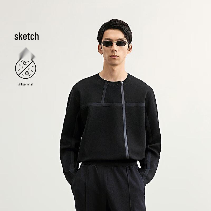 

CROQUIS Men s 9P2310830 H-Shape Crew Neck Sweater L