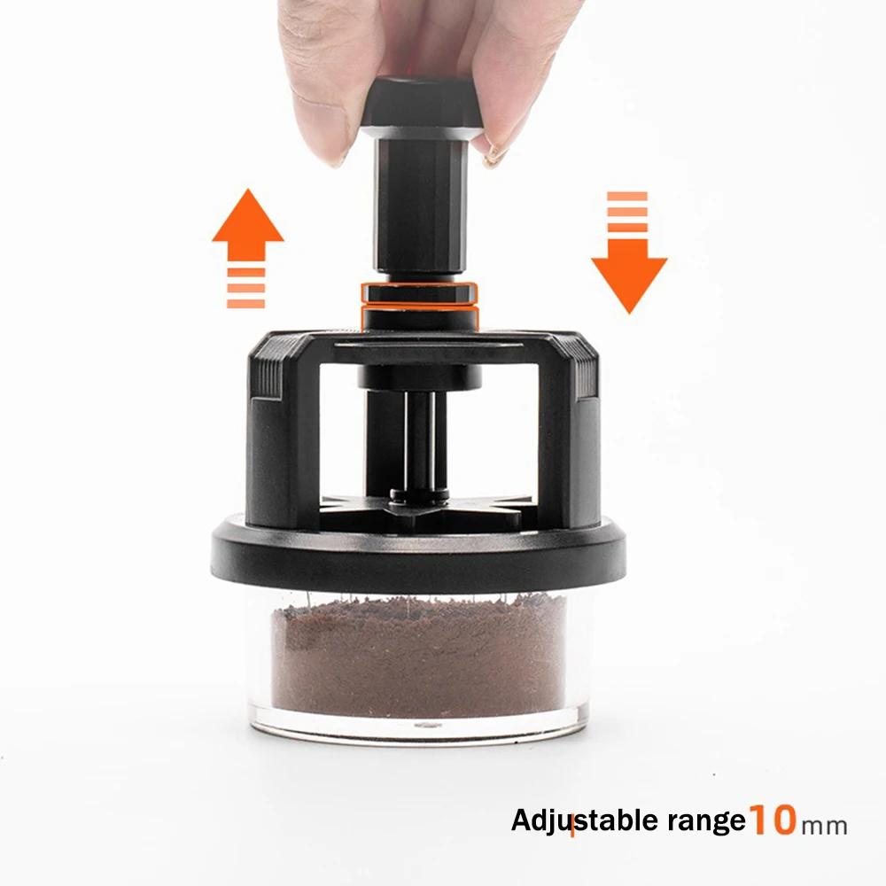 11/11/18MM Press Rotary Magnetic Suction Coffee Distributor Needle Adjustable Even Stirring Loose Powder Needle Coffee Tool