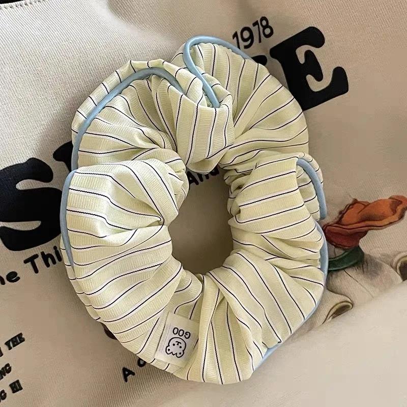 Korean Fashion Style Cute Scrunchies For Girls Candy Colors Hairties for Bun Hairstyle Hair Accessories for Women Headwear