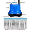 60HZ Submersible Aquarium Water Pump Cycle Filter Fish Tank Powerhead Fountain Pond Hydroponic[HGPC]
