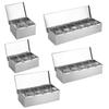 Professional Kitchen Spice Organizers 304 Nonrust Steel Multi Compartment Container Hygienic Space Saving Design