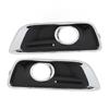 1pair Fog Light Cover Grille Bezel Left Right Fog Light Frame Replacement for Chevy Malibu 2012 To 2015