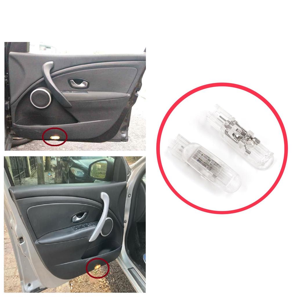 EDP1554-1 2 Pieces Door Lighting Courtesy Lamp for Renault Clio MK3 Megane MK2 3 Scenic MK2 3 Fluence L3 8200120715