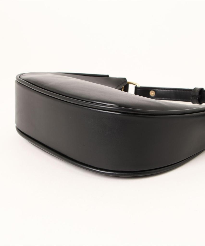Ninon Women's Handbag, Beautiful, Small, Casual Shoulder Bag, Crossbody Bag, Mini, 2-Way, Half Moon Pattern, Synthetic Leather, Perfect for Commuting
