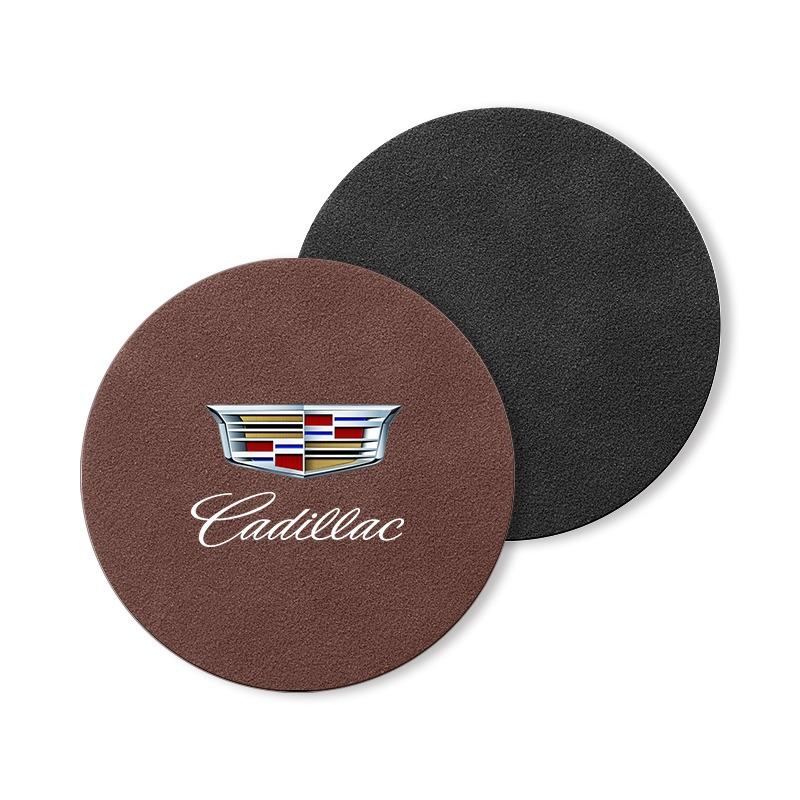 Car Water Cup Pad Non-slip Coaster Accessories For Cadillac CT5 CT6 CTS Seville ATS CT4 XTS Celestiq Ciel Escala SRX XT4 XT5 XT6 XLR ELR Elmiraj EXT