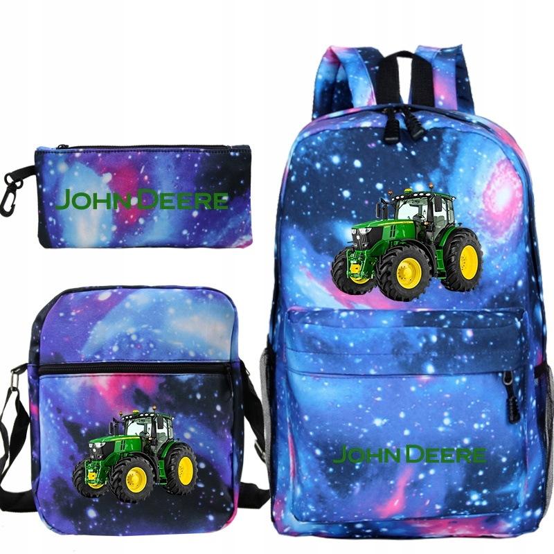 Primary And Secondary School Students Schoolbag Three-Piece Personalized Printing Children'S Backpack Large Capacity Shoulder Backpack Pencil Case